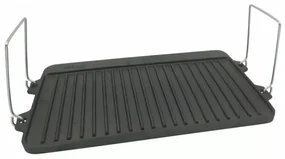 Placa grill fonta pura, cu manere, 44x24x2 cm Kinghoff KH1262