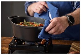 Oală cu capac din fontă 3,8 l adecvată pentru plita cu inducție – Holm