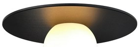 Plafoniera Rotunda cu protectie IP44 Siona negru