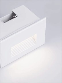 Spot LED incastrabil exterior, ambiental, IP65, POLKA alb