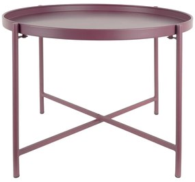 Măsuță de cafea mov rotundă din metal ø 50 cm Meseta – Leitmotiv