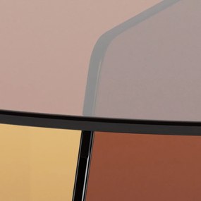 Măsuță de cafea maro rotundă din sticlă ø 80 cm Samos – Actona