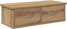 vidaXL Dulap de perete, Stejar artizanal, 60x26x18,5 cm, lemn compozit