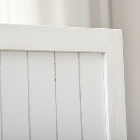 HOMCOM Paravan din lemn, separator de cameră, cloison interieur pliabil cu 4 panouri din lemn 160 x 170 cm alb | Aosom Romania