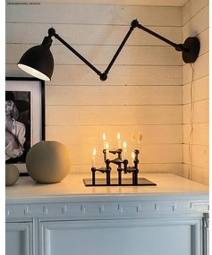 ByRydens 2827660-4000 - Lampă dimabilă de perete BAZAAR 1xE27/5W/230V negru