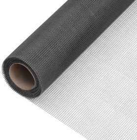 vidaXL Plasă de sârmă, negru, 80x1000 cm, fibră de sticlă
