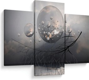 Tabloul bilelor abstracte (90x60 cm)