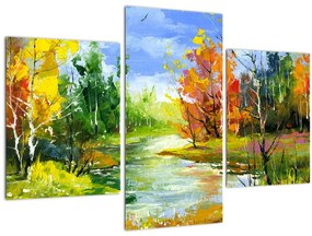 Tablou - Peisaj - pictură (90x60 cm)