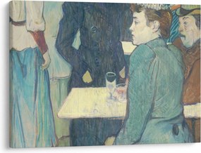 Tablou - Henri de Toulouse-Lautrec, A Corner of the Moulin de la Galette, reproducere (70x50 cm)