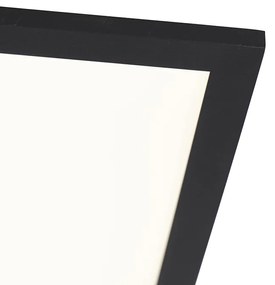 Plafoniera moderna neagra 120 cm cu LED dim to warm - Liv