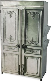 [neu.holz]® Dulap haine - dulap depozitare textile "Baroc "