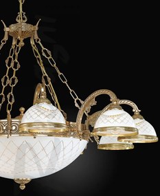 Candelabru din alama design italian 10+4L 7102