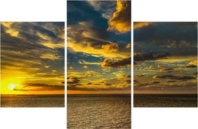 Apus de soare la mare (90x60 cm)