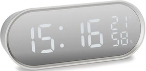 Radio cu ceas Atlanta 2600 argintiu 8/18,5/6 cm