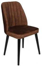 Set de scaune de sufragerie Alfa Brown, 4 buc.