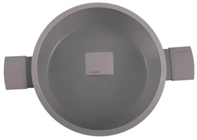 Oală cu capac 24 cm, 4.1L – Berlinger Haus Taupe Collection BH 8101, antiaderentă, pentru gătit zilnic sănătos, design modern