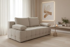 Canapea extensibilă Tuko cu ladă - bej țesătură Freya 210.03