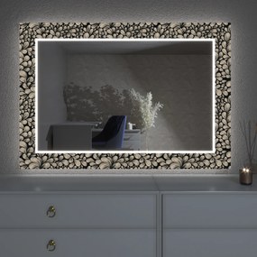 Oglindă LED cu decor D9