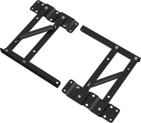 vidaXL Mecanism de ridicare pentru pat 2 pcs Negru 340 x 95 x 40 mm