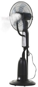 Ventilator Oscilant HOMCOM, Nebulizator 3 moduri, Ф44.5x120cm Negru | Aosom Romania