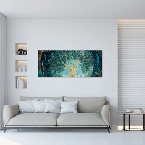 Tablou – Arborele vieții în univers (120x50 cm)