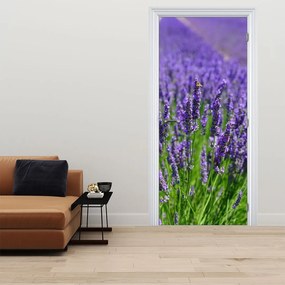 Fototapet pentru ușă - Lavandă (95x205cm)