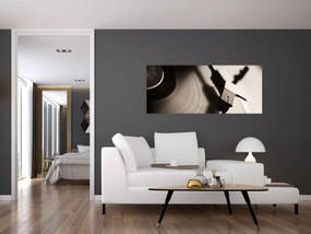 Tablou - Înregistrare gramofonică (120x50 cm)
