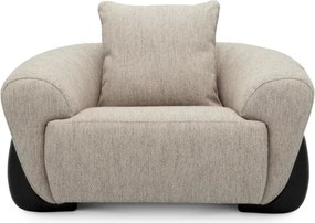 Fotoliu design LUX Siderno, Splendor light grey