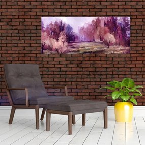 Tablou - Peisaj de toamnă - pictură (120x50 cm)