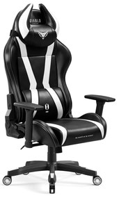 Scaun gaming Diablo X-Horn 2.0 Normal Size, negru-alb
