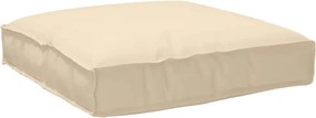 vidaXL Pernă Bej 80 x 80 x 12 cm Material Oxford