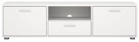 Comodă TV albă 147x38 cm Media – Tvilum