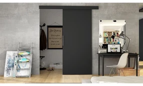 Uși culisante Molania 80 I (Negru) . 1104685