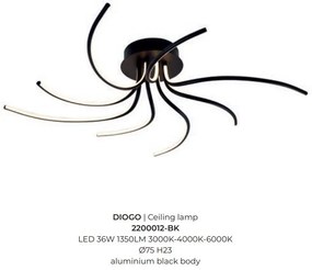 Lustra aplicata LED design modern DIOGO