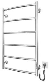 Radiator portprosop CLASSIC 100W/230V 81x53cm oțel inoxidabil/crom lucios drept