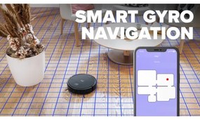 Niceboy ION Charles i6 - Aspirator robot 2în1, 2600 mAh, Wi-Fi, negru