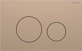 Clapeta de actionare Geberit Sigma40 Slim rosu-auriu finisaj periat