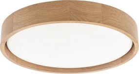 Brilagi - Lampă LED de tavan MANAROLA PLAIN, 24W, 230V, 4000K, Ø 41 cm, stejar