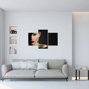 Tablou - Portretul femeii cu pălărie (90x60 cm)