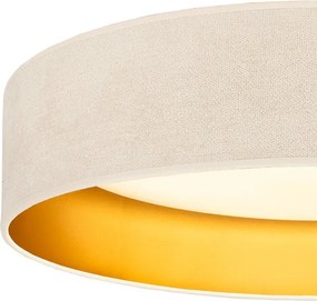 Brilagi-LED Plafonieră VELVET SIMPLE LED/36W/230V 3000K diam. 55 cm crem/auriu