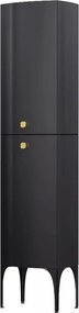 Dulap inalt suspendat Oristo Louis negru 2 usi 47 cm