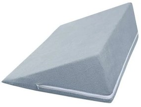 Bellatex Pernă pentru cap în formă de pană, albastră, gri, 80 x 50 x 20 cm