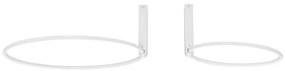 Lustra LED aplicata ajustabila GARVE alba 70W