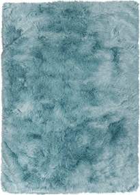 Covor Guido Maria Triana, blana artificiala, albastru 160/230 cm