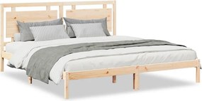 vidaXL Cadru pat foarte lung fără saltea, 180x220 cm, lemn masiv