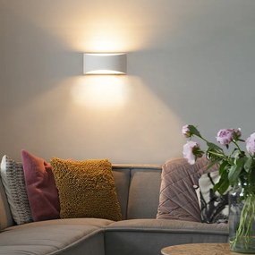 Aplică modernă albă 20 cm - Tum