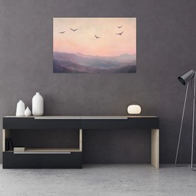 Tablou - Stol de păsări II. (90x60 cm)