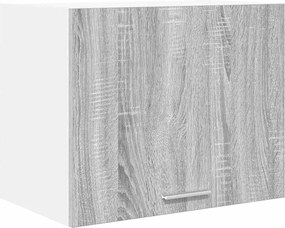 vidaXL Dulap suspendat Gri Sonoma și Alb 50 x 31 x 40 cm Lemn compozit