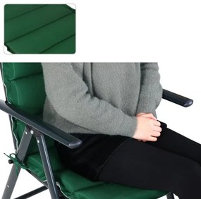 Deuba 6 perne Vanamo fata-verso 120x45x5 cm - gri/verde