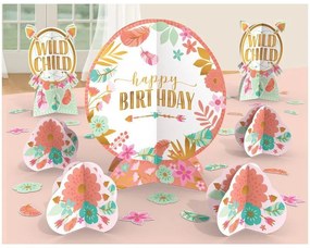 La mulți ani Set decorațiuni de masă Happy Birthday